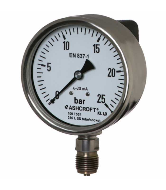 Ashcroft T5500E [10T5500E] Analog Process Gauge, 4 in (100mm) Dial Size